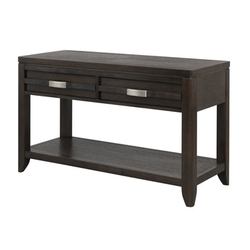 48X19X29.5" Console Table Brown Mdf