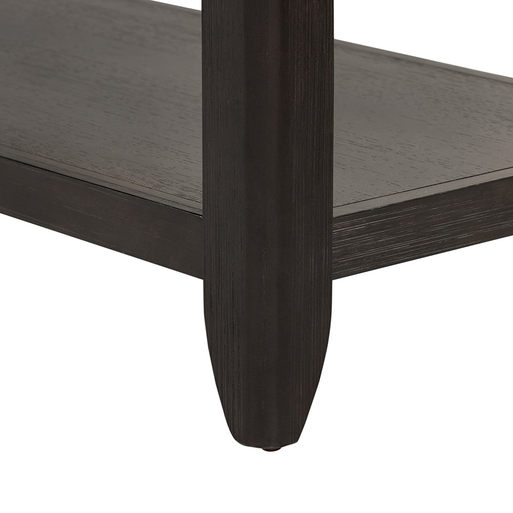 48X19X29.5" Console Table Brown Mdf