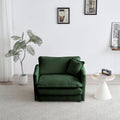 2 Seater Loveseat And Chair Set, 2 Piece Sofa & Chair Set, Loveseat And Accent Chair2 Piece Upholstered Chenille Sofa Living Room Couch Furniture 1 2 Seat ,Green Chenille Green Chenille 3 Seat