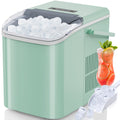 Small Portable Home Use Ice Maker,Green Green Iron