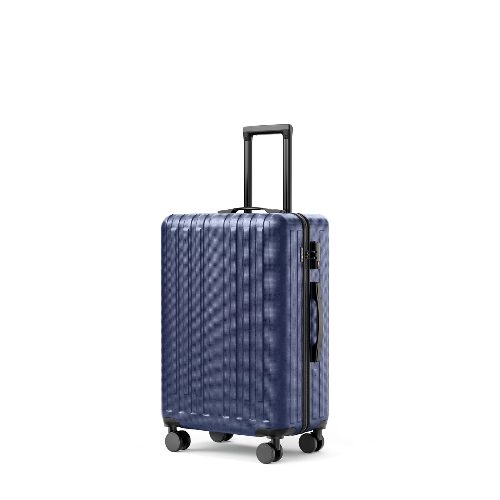 2 Piece Luggage Set With 360 Spinner Wheels Suitcases With Hard Sided Lightweight Abs Material Dark Blue Abs