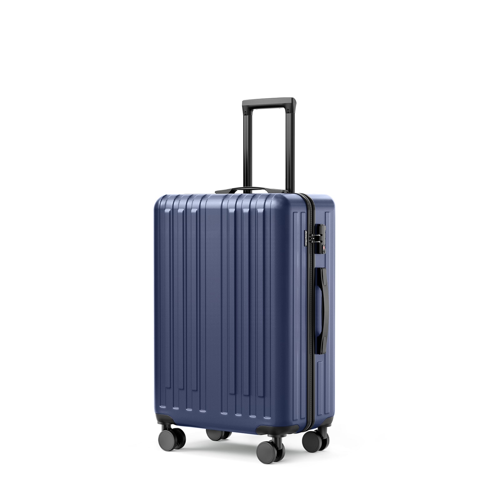 2 Piece Luggage Set With 360 Spinner Wheels Suitcases With Hard Sided Lightweight Abs Material Dark Blue Abs