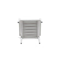 Outdoor Patio Aluminum Stationary Dining Chairs 4Pcs With Outdoor Grade Sunbrella Fabric Cushions, Tapered Feet,Grayish Yes Dining Set Grayish Rust Resistant Frame Garden & Outdoor Fade Resistant Cushion Modern Multiple Chairs Seating Group Foam Aluminum