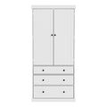 Assembly 77Inch Farmhouse Kitchen Pantry, Freestanding Tall Cupboard Storage Cabinet With 3 Adjustable Shelves, 8 Door Shelves, 3 Drawers For Kitchen, Dining Room, White White Kitchen Farmhouse