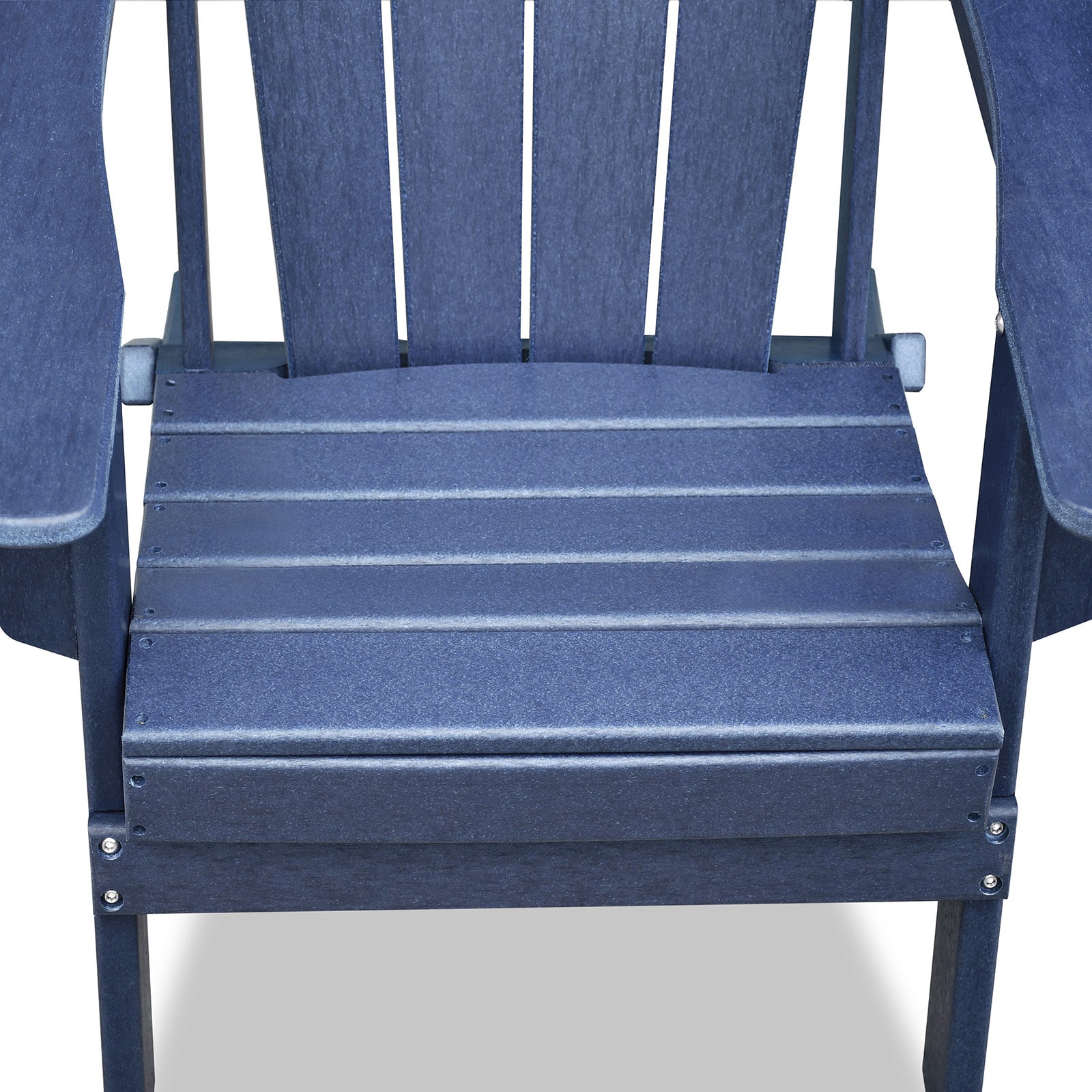 Folding Outdoor Adirondack Chair For Relaxing, Hdpe All Weather Fire Pit Chair, Patio Lawn Chair For Outside Deck Garden Backyardf Balcony, Navy Blue Navy Blue Uv Resistant Frame Garden & Outdoor Beach,Modern Complete Patio Sets Hdpe