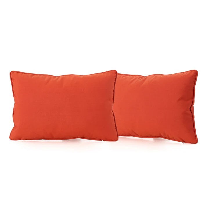 Coronado Rectangular Pillow Orange Fabric