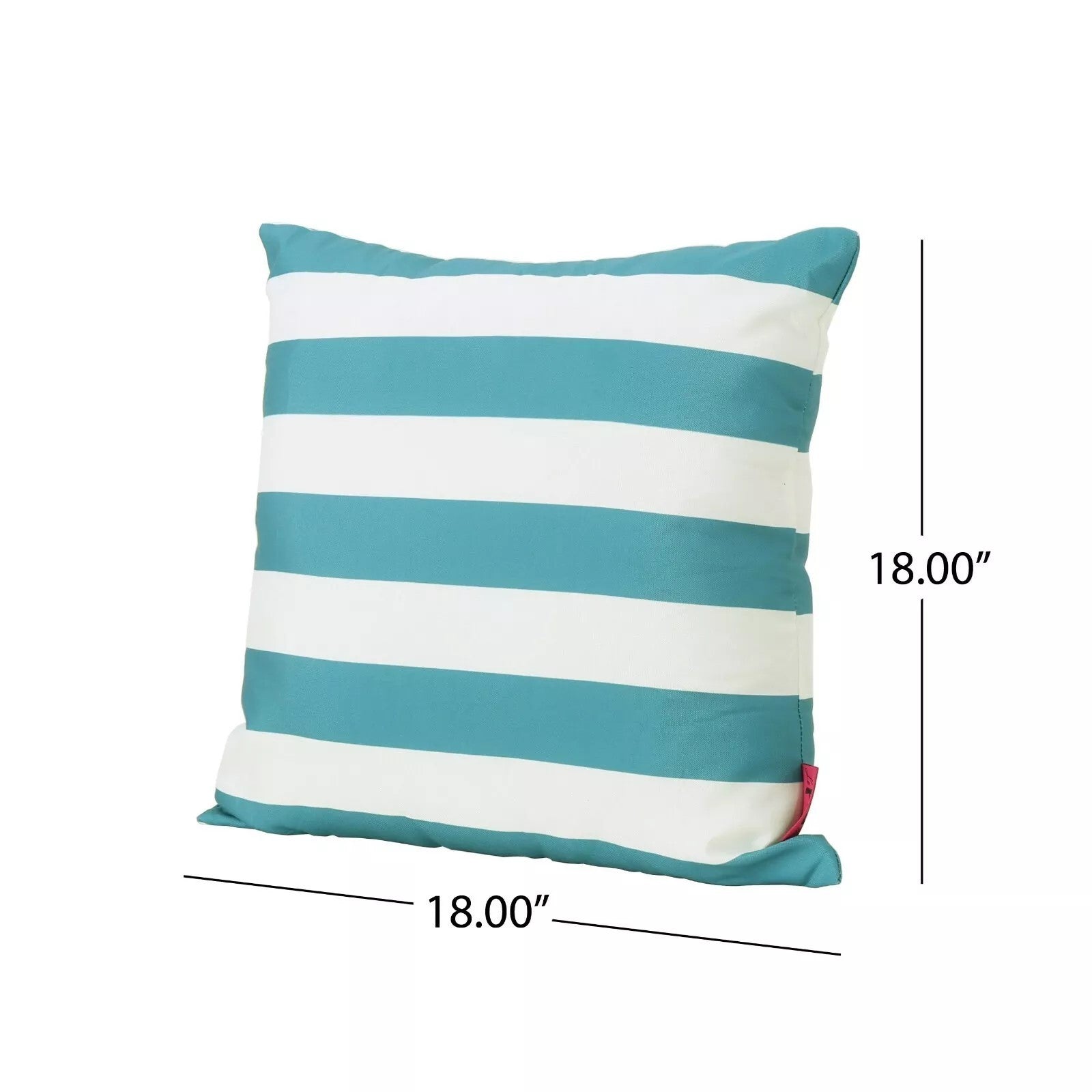 Coronado Stripe Square Pillow Set Of 2 Multicolor Fabric