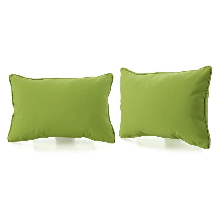 Coronado Rectangular Pillow Green Fabric