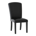 Dark Espresso Finish 5Pc Dining Set Genuine Marble Top Table And 4 Chairs Faux Leather Upholstery Dining Kitchen Set Wooden Furniture Upholstered Chair Marble Espresso Seats 4 Wood Dining Room Contemporary 4 Leg Rectangular Dining Table With Chair Wood