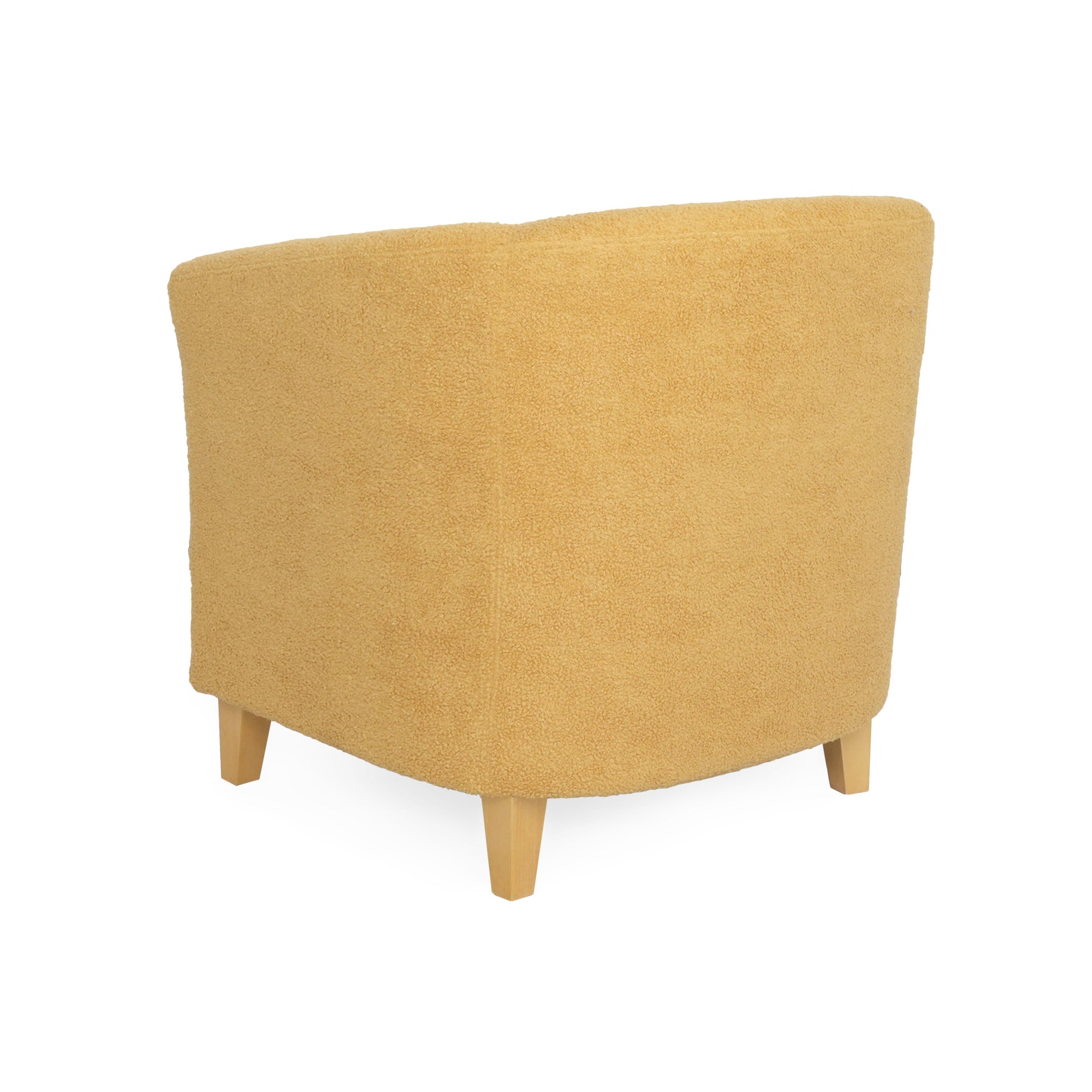 Cortina Fabric Club Chair Mustard Yellow Primary Living Space Casual,Contemporary,Cute Birch Fabric