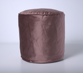 Shimon Cylinder Pouf, Blush Pink Pink Velvet