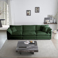 Sofa Set Of 2 Chenille Couch, 2 3 Seater Sofa Set Deep Seat Sofa, Modern Sofa Set For Living Room, Green Chenille Green Chenille 5 Seat