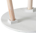 S 2 Side Tables White Green Mdf