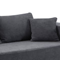 L Shape Modular Sectional Living Room Sofa Set Upholstered Sleeper Sofa For Living Room,16.53 Inch Cushion Heightening, 2 Pc Free Combination Sofa For Apartment,Grey Grey Fabric 3 Seat