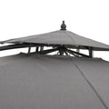 Baja Banana Canopy Sunshade Black Grey Garden & Outdoor Umbrellas Fabric Metal