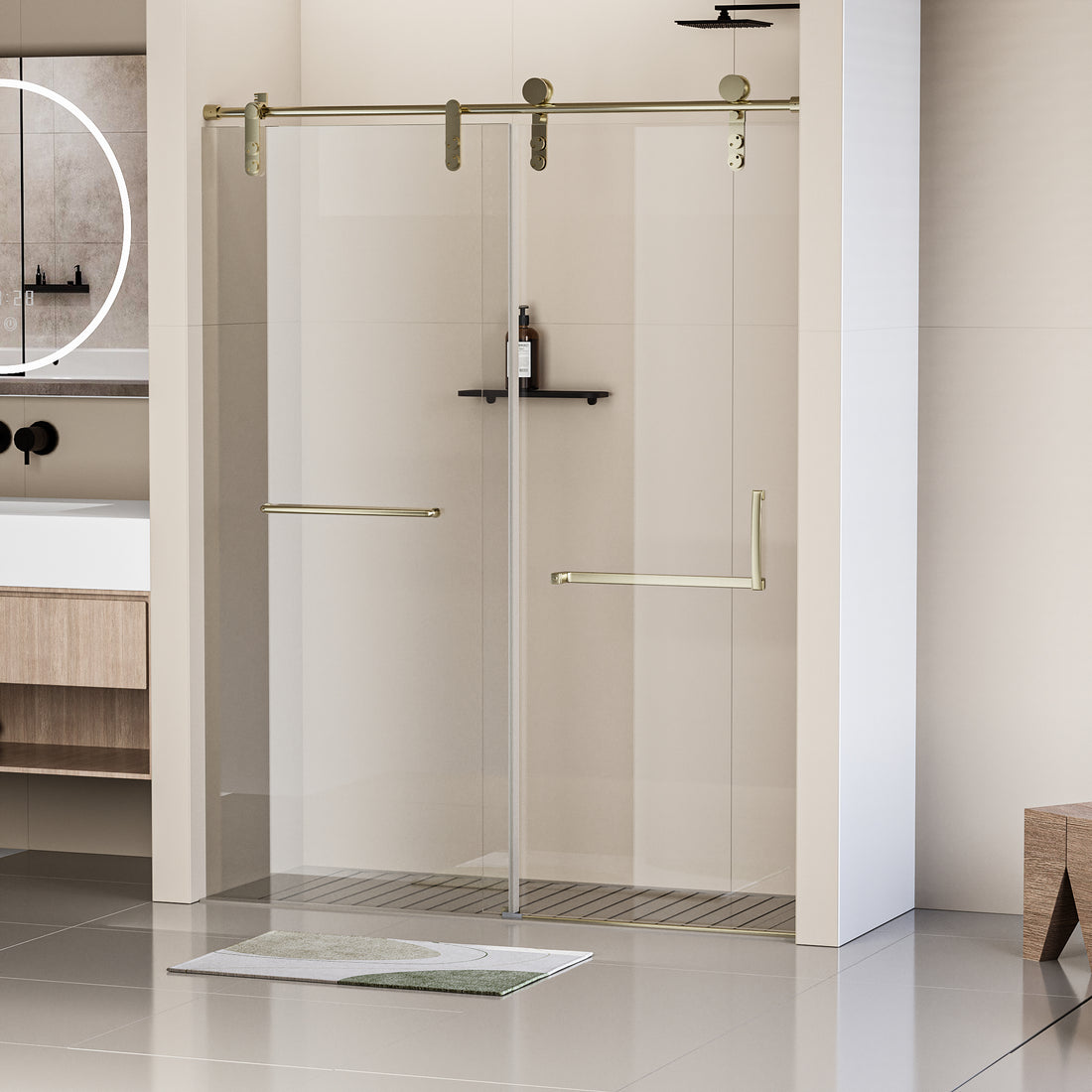 Shower Door Hardware & Handles Aluminium Alloy Chrome Aluminium Alloy