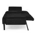 Velvet Futon Couch Convertible Folding Sofa Bed Tufted Couch With Adjustable Armrests For Apartment Black Velvet Metal Primary Living Space Split Back Eucalyptus Square Arms Foam 3 Seat