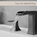 Bathroom Faucets For Sink 3 Hole Orb 8 Inch Widespread Bathroom Sink Faucet With Pop Up Drain Double Lever Handle Faucet Bathroom Vanity Faucet Basin Mixer Tap Faucet With Hose Bathroom Joystick Geometric Two Oil Rubbed Bronze Side Sprayer Deck Mounted