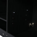 48 Inch Freestanding Bathroom Vanity With Resin Sink, With Soft Closing Door, Kd Package Black Chestnut Bathroom Modern Plywood