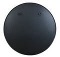 Black 42 Inch Metal Round Bathroom Mirror Black Classic Mdf Glass Aluminium