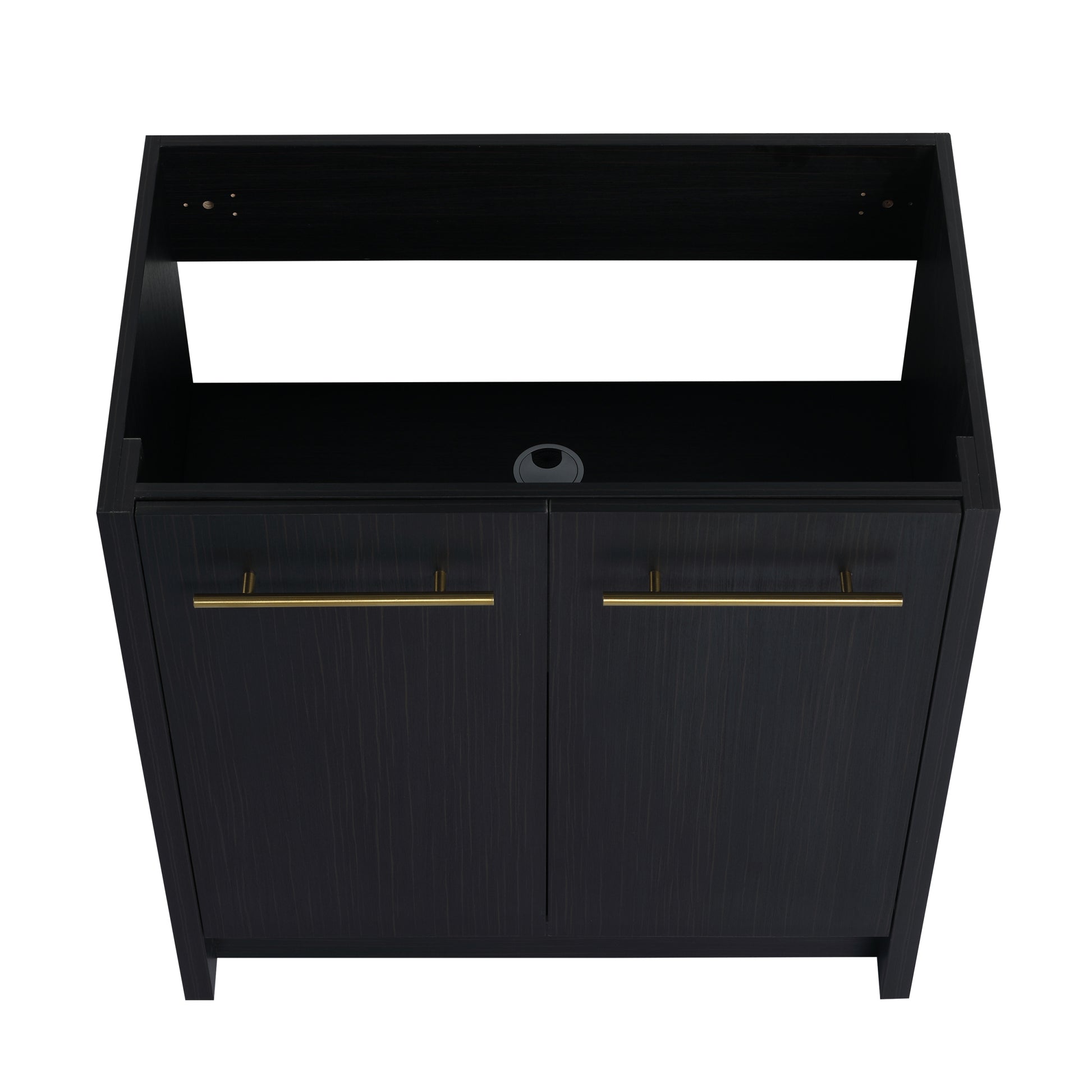 30 Inch Freestanding Bathroom Vanity Without Top Sink Bvb09230Bct Black Chestnut 2 Bathroom Freestanding Modern Plywood