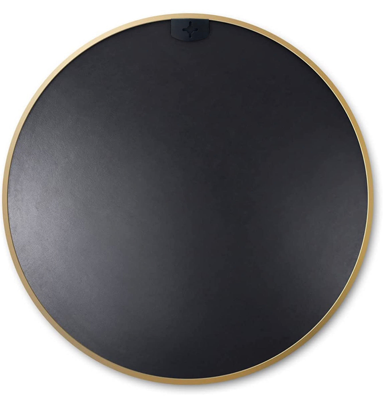 Gold 32 Inch Metal Round Bathroom Mirror Gold Classic Mdf Glass Aluminium Alloy