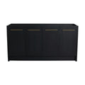 60 Inch Freestanding Bathroom Vanity Without Top Sink Bvb09260Bct Black Chestnut 4 Bathroom Freestanding Modern Plywood