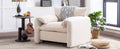 Modern Style Chenille Oversized Armchair Accent Chair Single Sofa Lounge Chair 38.6'' W For Living Room, Bedroom,Cream Cream Chenille
