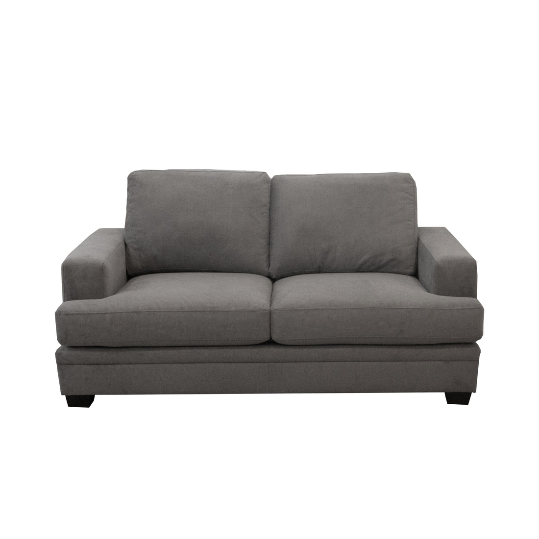 Scottsdale Grey Loveseat Grey Wood Polyester Blend