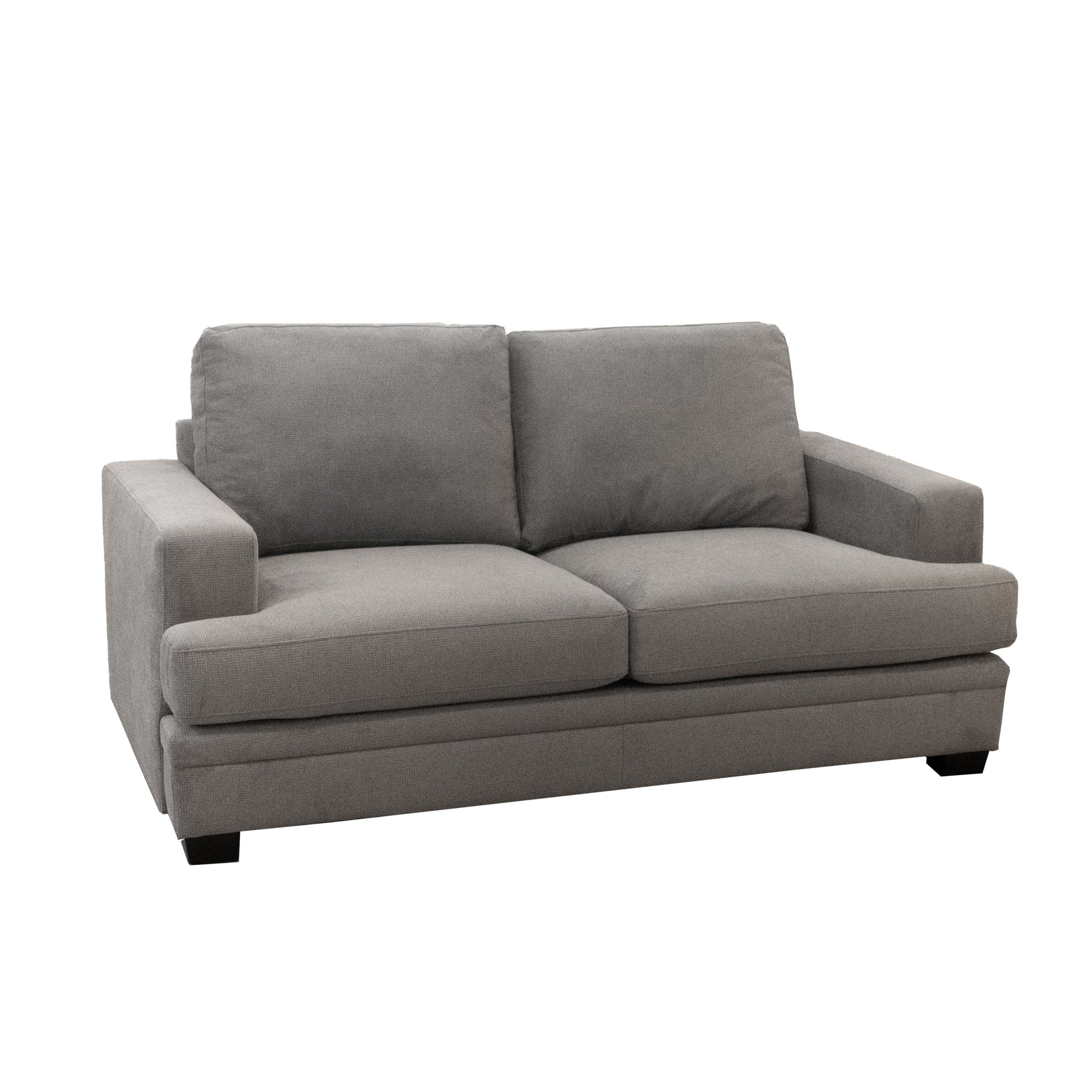 Scottsdale Grey Loveseat Grey Wood Polyester Blend