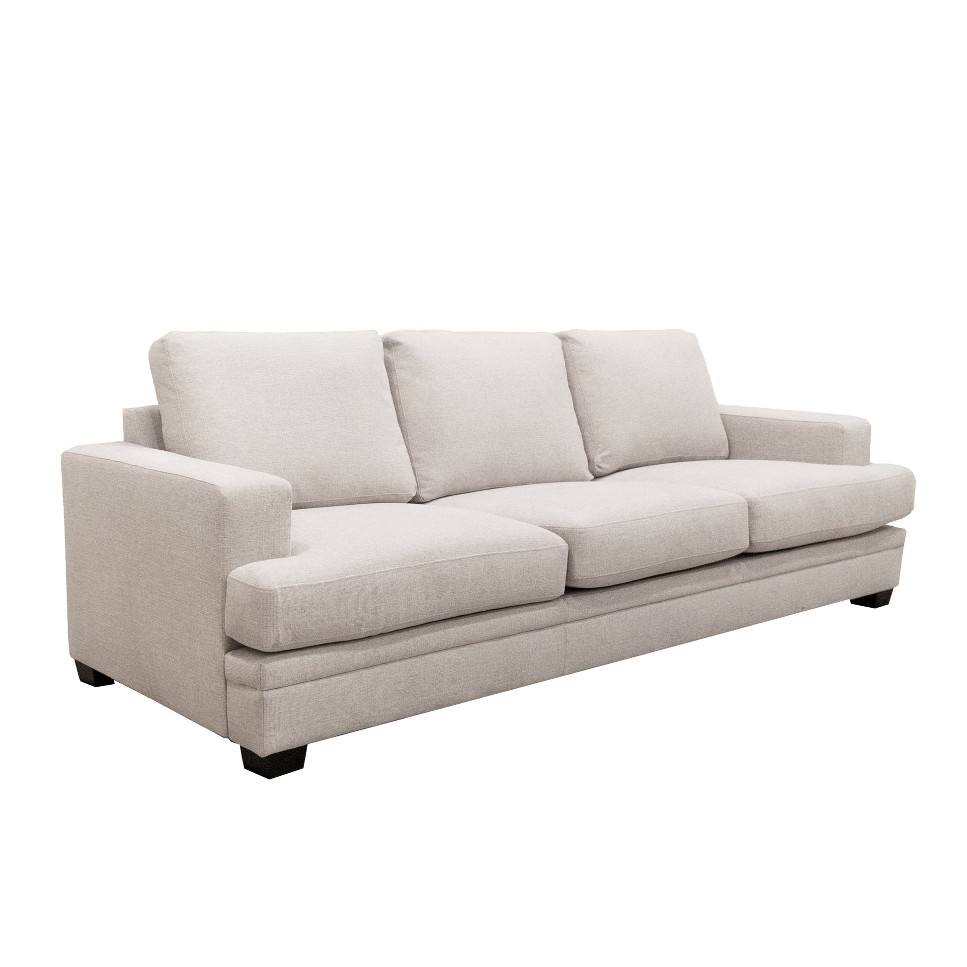 Scottsdale Beige Sofa Beige Wood Polyester Blend 3 Seat