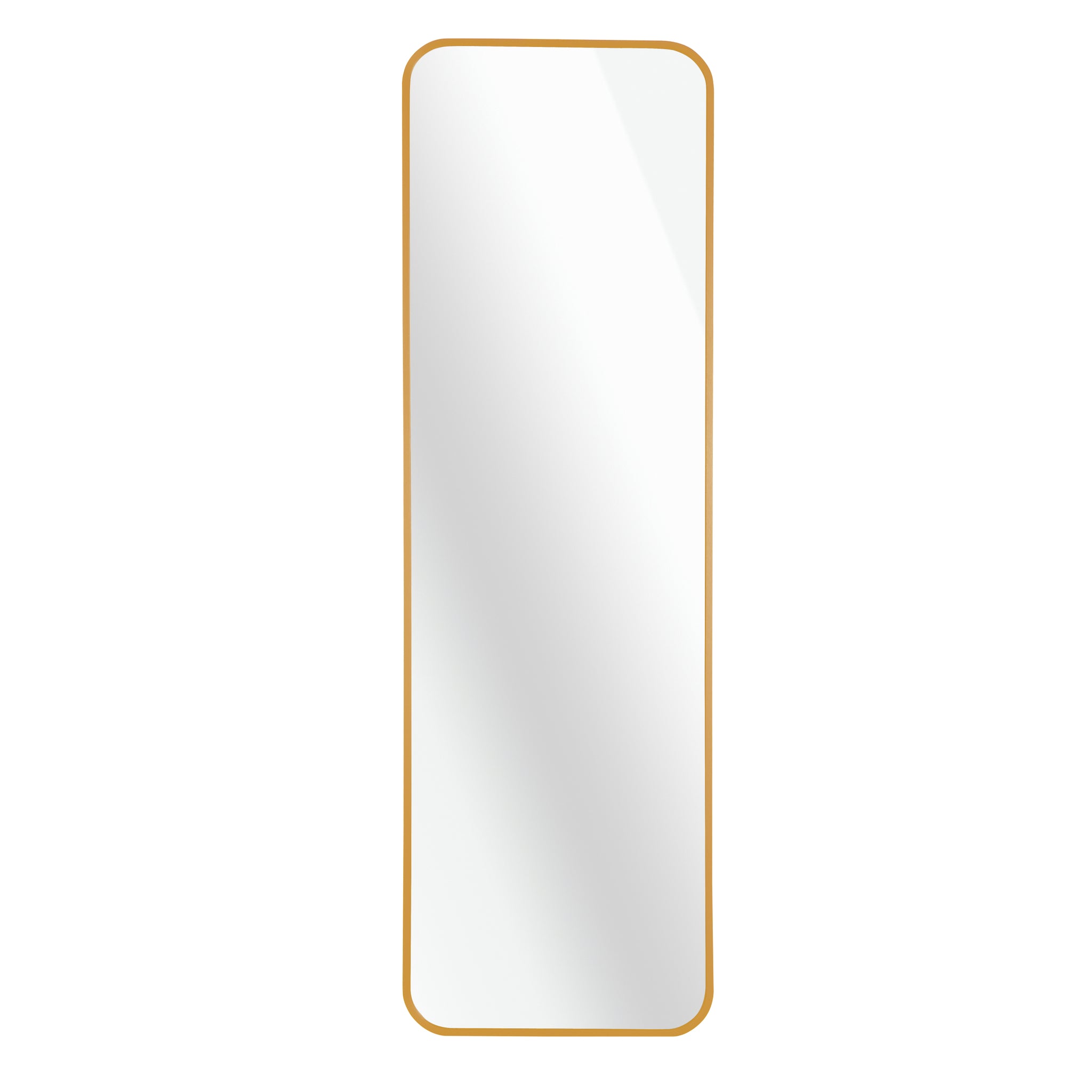 Gold 47 X 14In Door Mirror Golden Classic Mdf Glass Aluminium Alloy