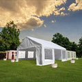 20X20 Feet Party Tent Heavy Duty Marquee Canopy Outdoor Wedding Tent Carport Events Shelter Tent For Parties Bbq With Storgae Carry Bags White Garden & Outdoor American Traditional Uv Resistant
