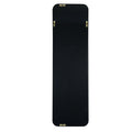 Black 47 X 14In Door Mirror Black Classic Mdf Glass Aluminium Alloy