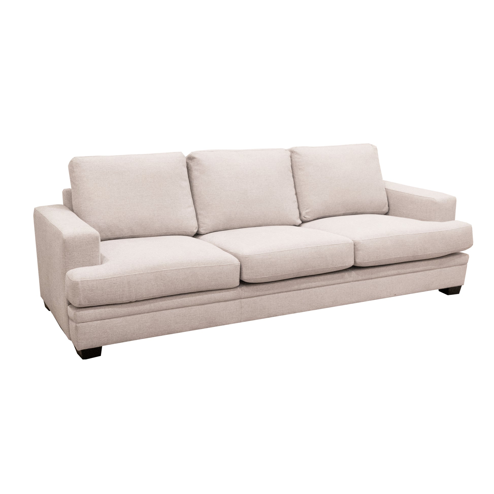 Scottsdale Beige Sofa Beige Wood Polyester Blend 3 Seat