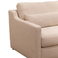 Hampshire Unbleached Linen Modular 2 Piece Sectional Beige Wood Linen 2 Seat