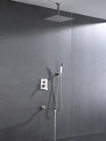 Ceiling Mounted Shower System Combo Set With Handheld And 16