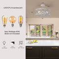 Flush Mount Ceiling Light Fixture Ceiling Mount,3 Light E26 No Include Bulb 18.11