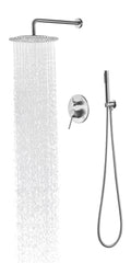 Shower System, Wall Mounted Shower Faucet Set For Bathroom With High Pressure 10