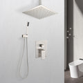 Ceiling Mounted Shower System Combo Set With Handheld And 10