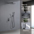 Shower System Shower Faucet Combo Set Wall Mounted With 10