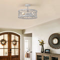 Flush Mount Ceiling Light Fixture Ceiling Mount,3 Light E26 No Include Bulb 18.11