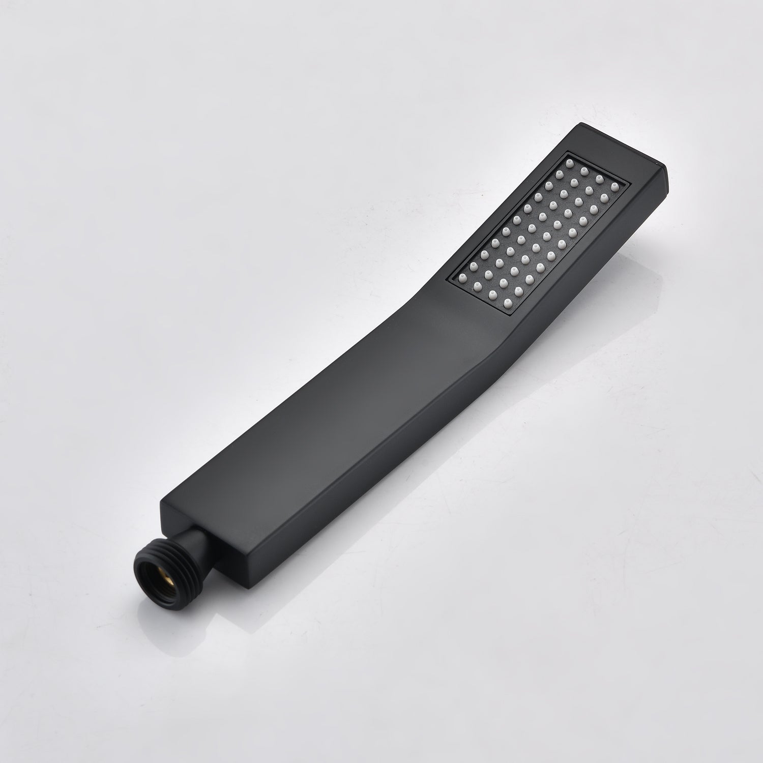 Ceiling Mounted Shower System Combo Set With Handheld And 10"Shower Head Matte Black Bathroom Brass