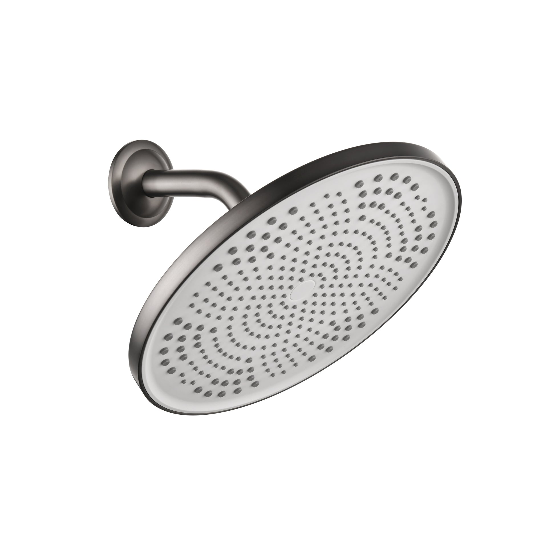 Shower Head High Pressure Rain Luxury Modern Look No Hassle Tool Less 1 Min Installation The Perfect Adjustable Replacement For Your Bathroom Shower Heads Gunmetal Bathroom Stainless Steel