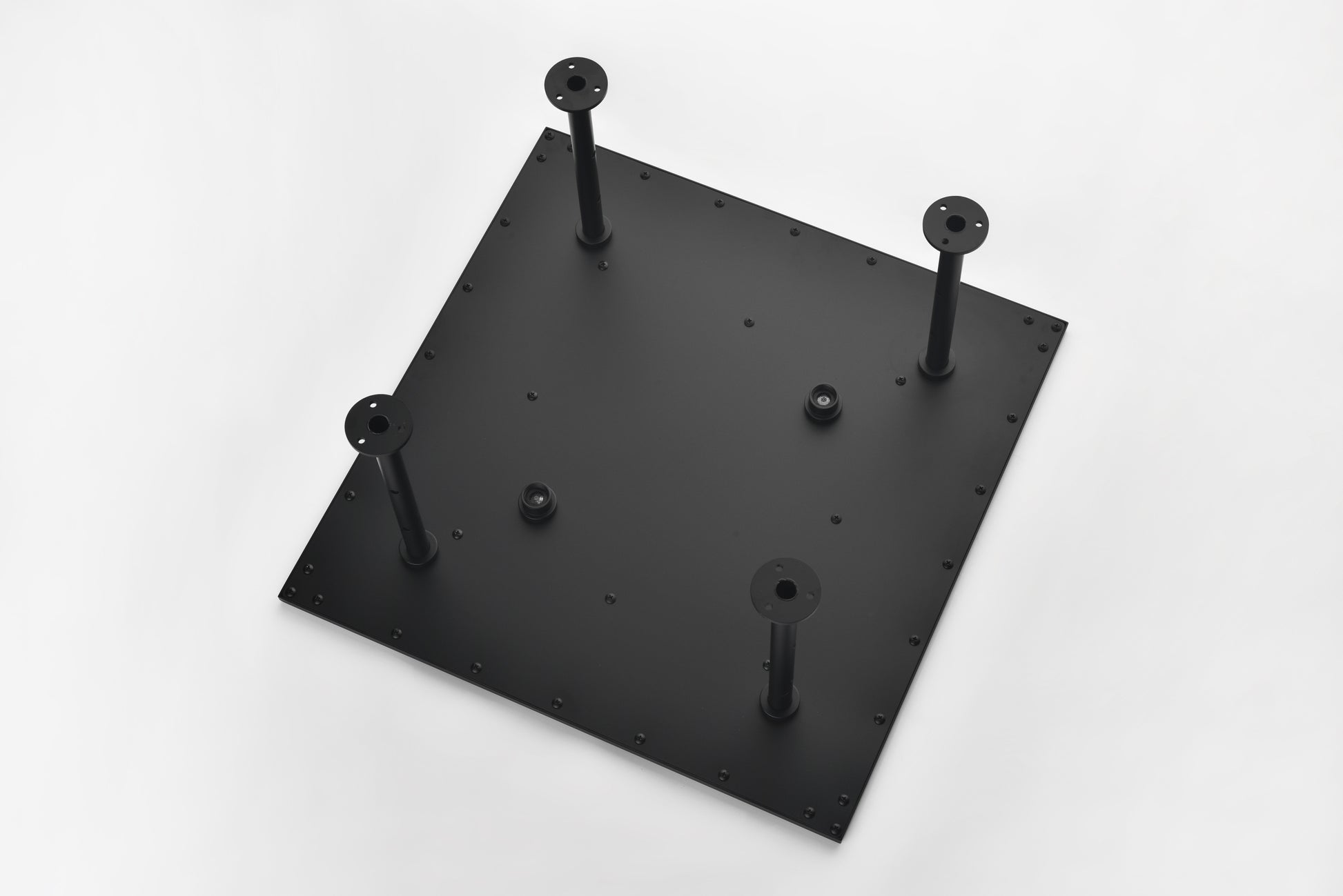 20"X20" Shower Head Stainless Steel Bathroom Showerhead Ceiling Mount Without Led Matte Black Stainless Steel