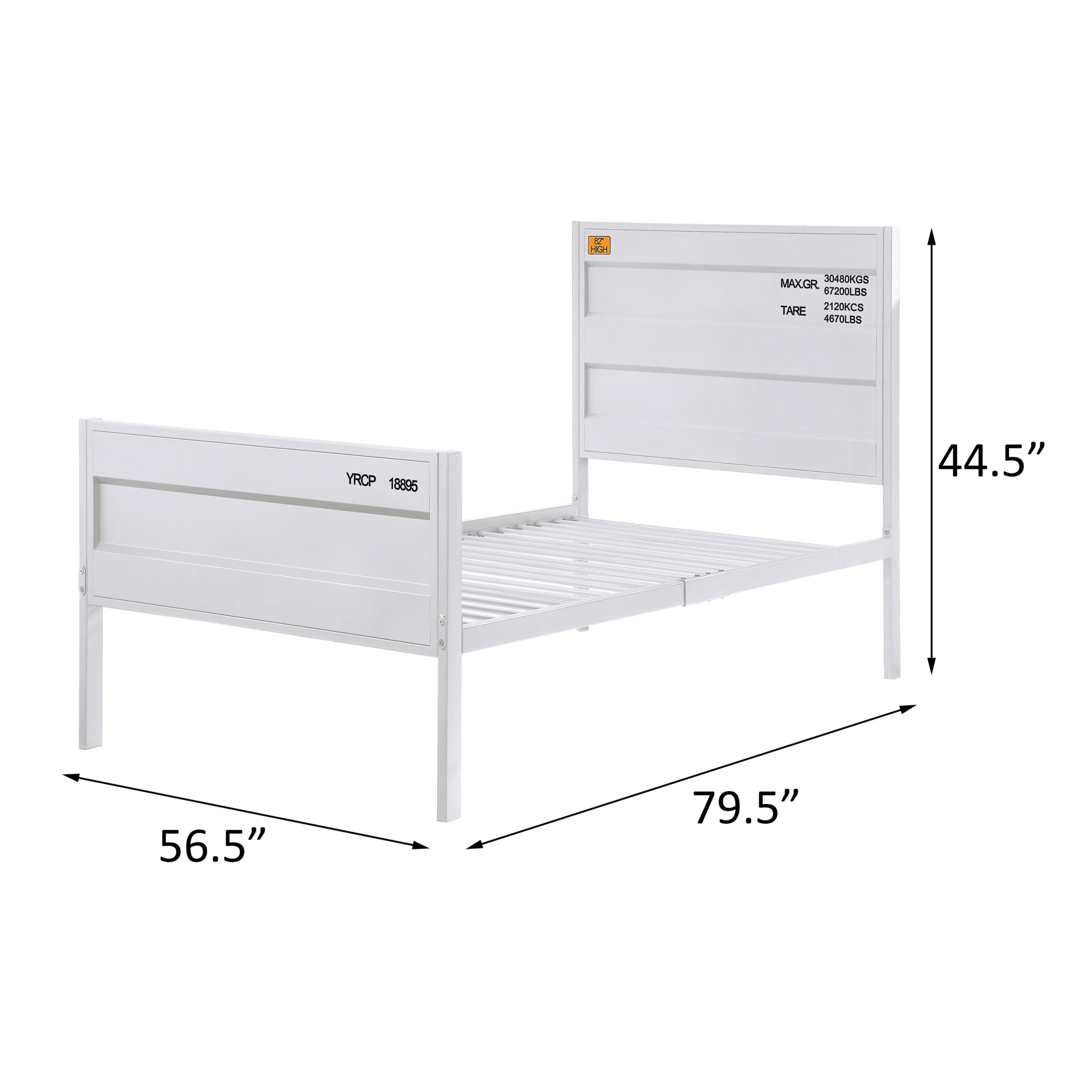 White Full Platform Bed Full Box Spring Not Required White Metal Bedroom Bed Frame Metal