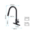 Touch Kitchen Faucet With Pull Down Sprayer Matte Black Kitchen Stainless Steel