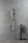 Eco Performance Handheld Shower With 28 Inch Slide Bar And 59 Inch Hose Matte Black Stainless Steel