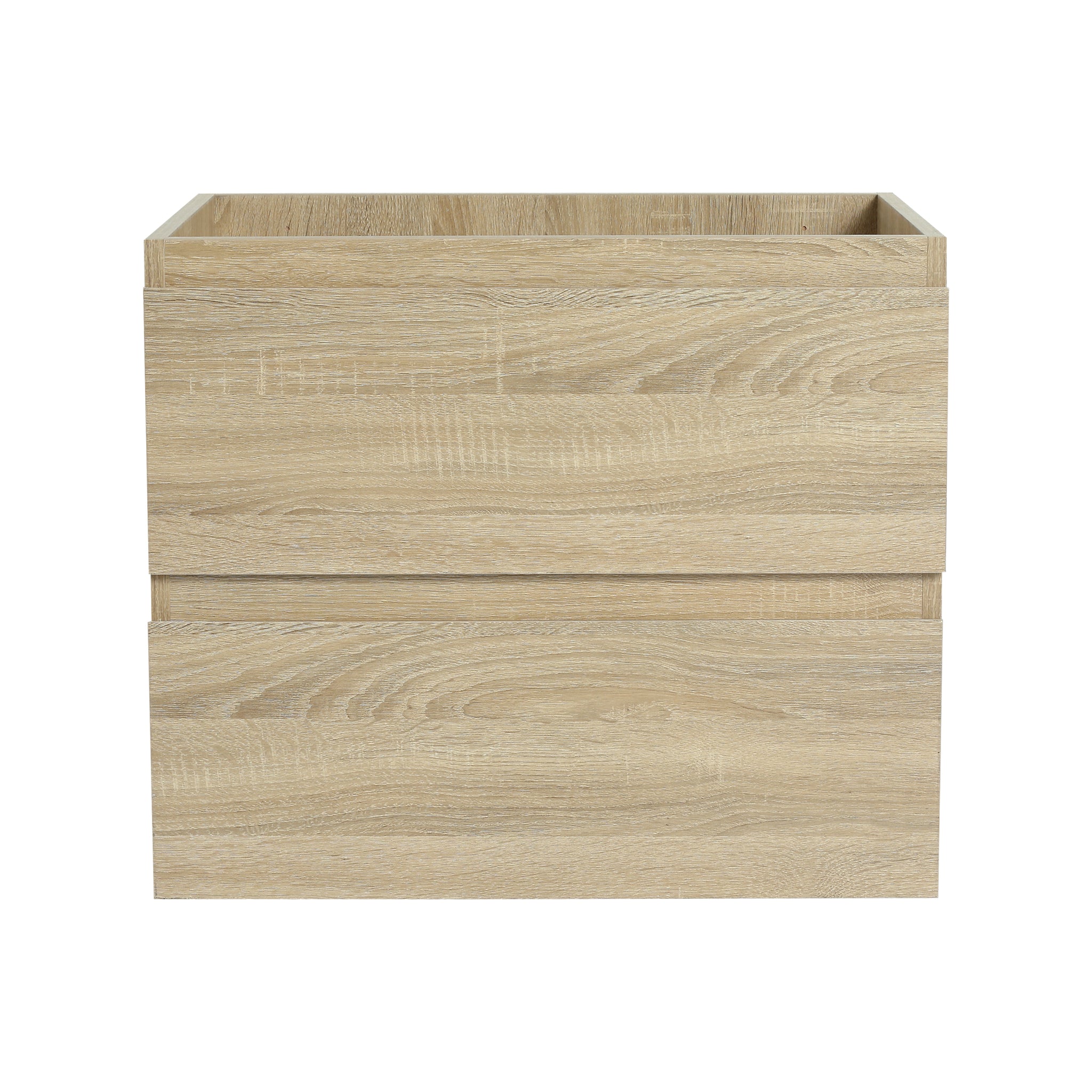 24" Wall Mounted Bathroom Vanity Only The Cabinet Body Bvb01924Lto 2 2 Light Oak Bathroom Wall Mounted Plywood