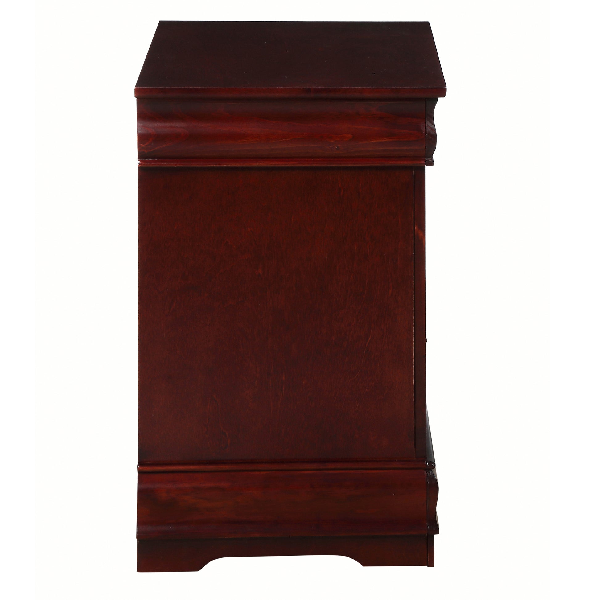 Cherry 2 Drawer Nightstand Cherry 2 Drawers Bedroom Rectangle Traditional Pine Drawers Cherry Wood